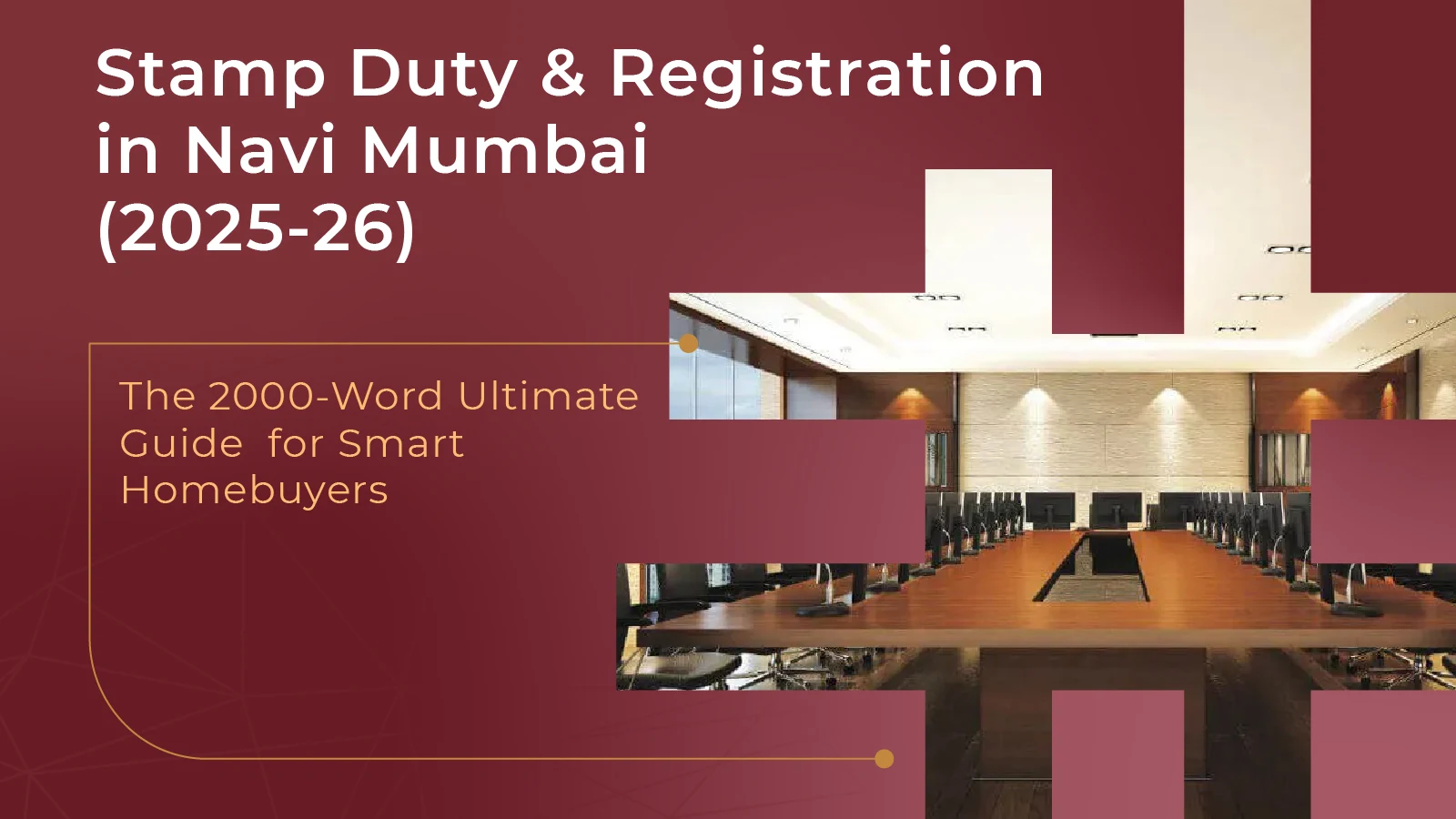 Stamp Duty and Registration Charges in Navi Mumbai: The Complete 2026 Guide